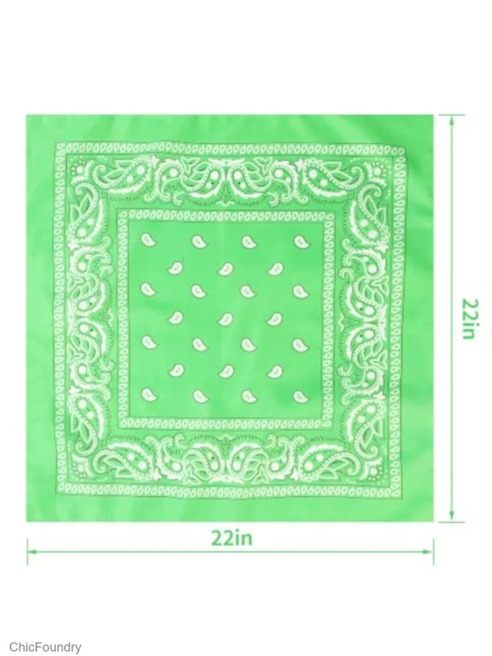 Polyester Bandana 12 Pack Head Scarf 22in Multi-Use